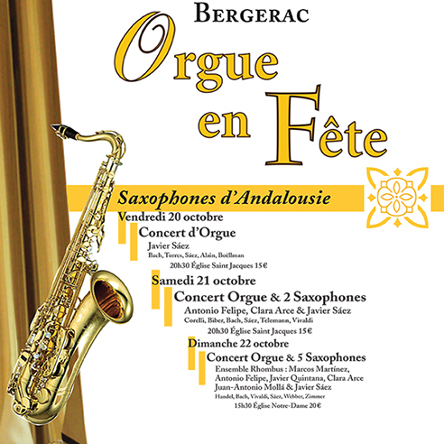 Festival « ORGUE EN FÊTE » 10ème édition, 20, 21, et 22 Octobre 2023